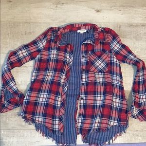 Plaid boyfriend shirt